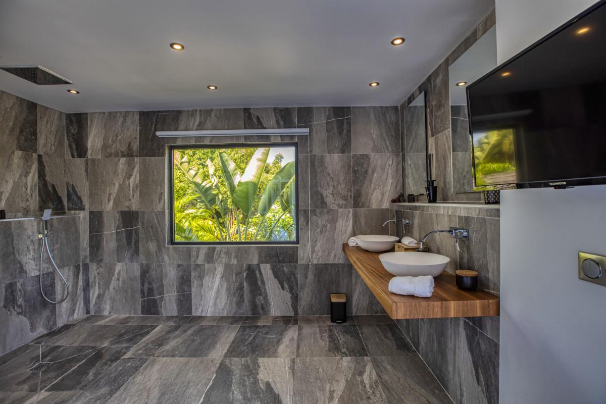 Location villa Saint Martin Terres Basses - Villa 2 chambres 4 personnes - piscine - jardin tropical - 2700m de la plage de Baie Rouge (33)